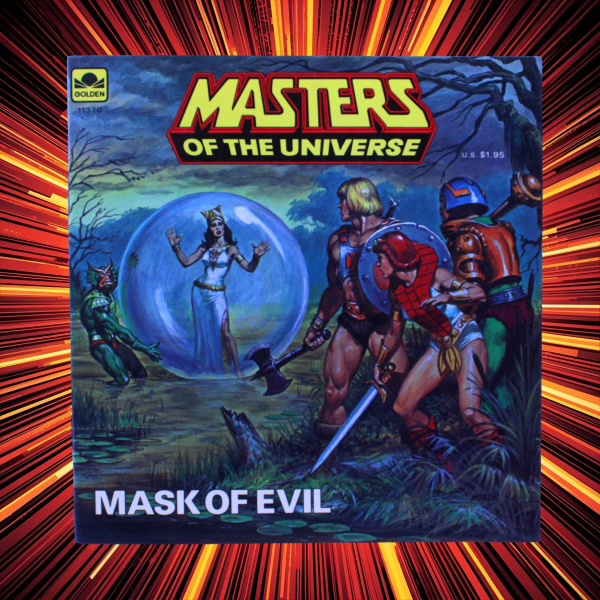 Masters of the Universe Mask of Evil Golden Book 1984
